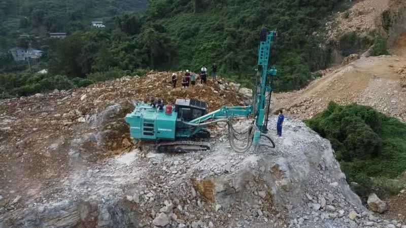 助力绿色矿山建设，FH至尊智能“凿岩先锋”SWDH系列顶锤钻机大展身手