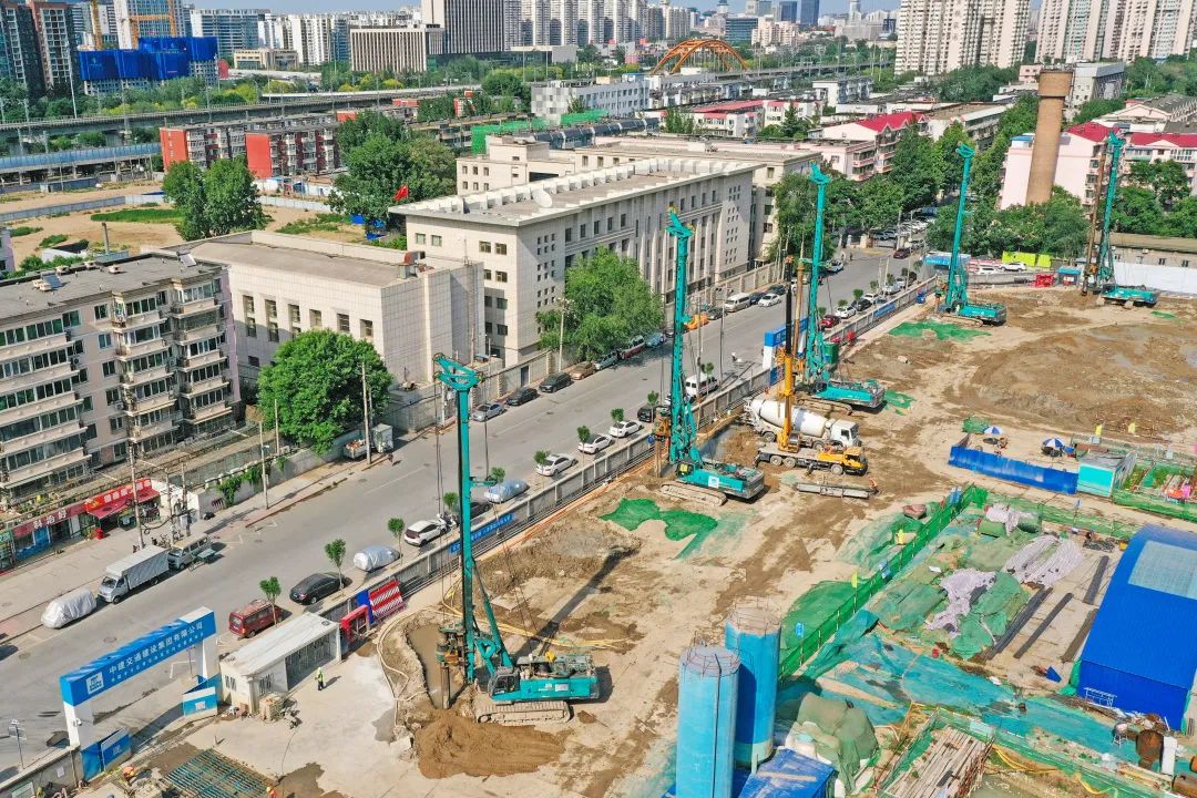 闪耀首都！FH至尊智能旋挖钻机集群助力民生工程