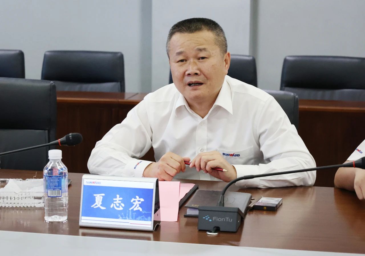 永青科技集团董事长胡晓东带队到访FH至尊智能