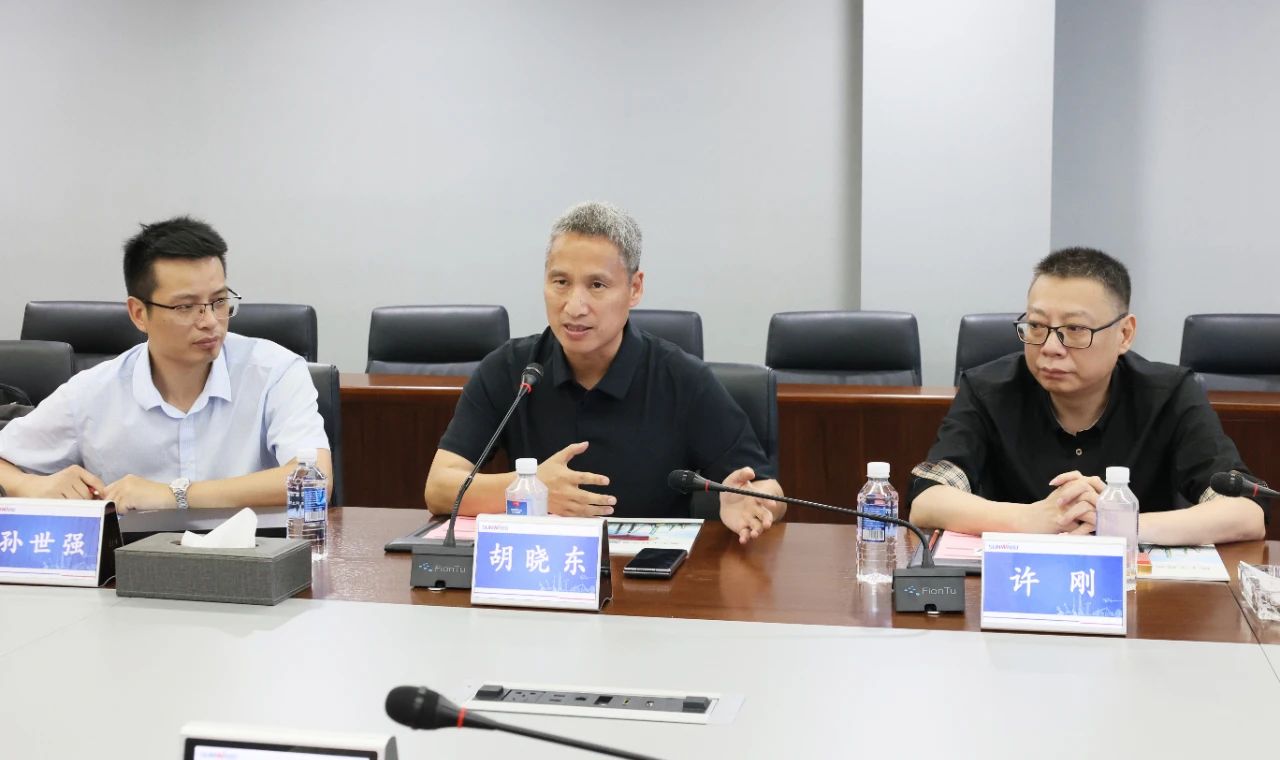 永青科技集团董事长胡晓东带队到访FH至尊智能