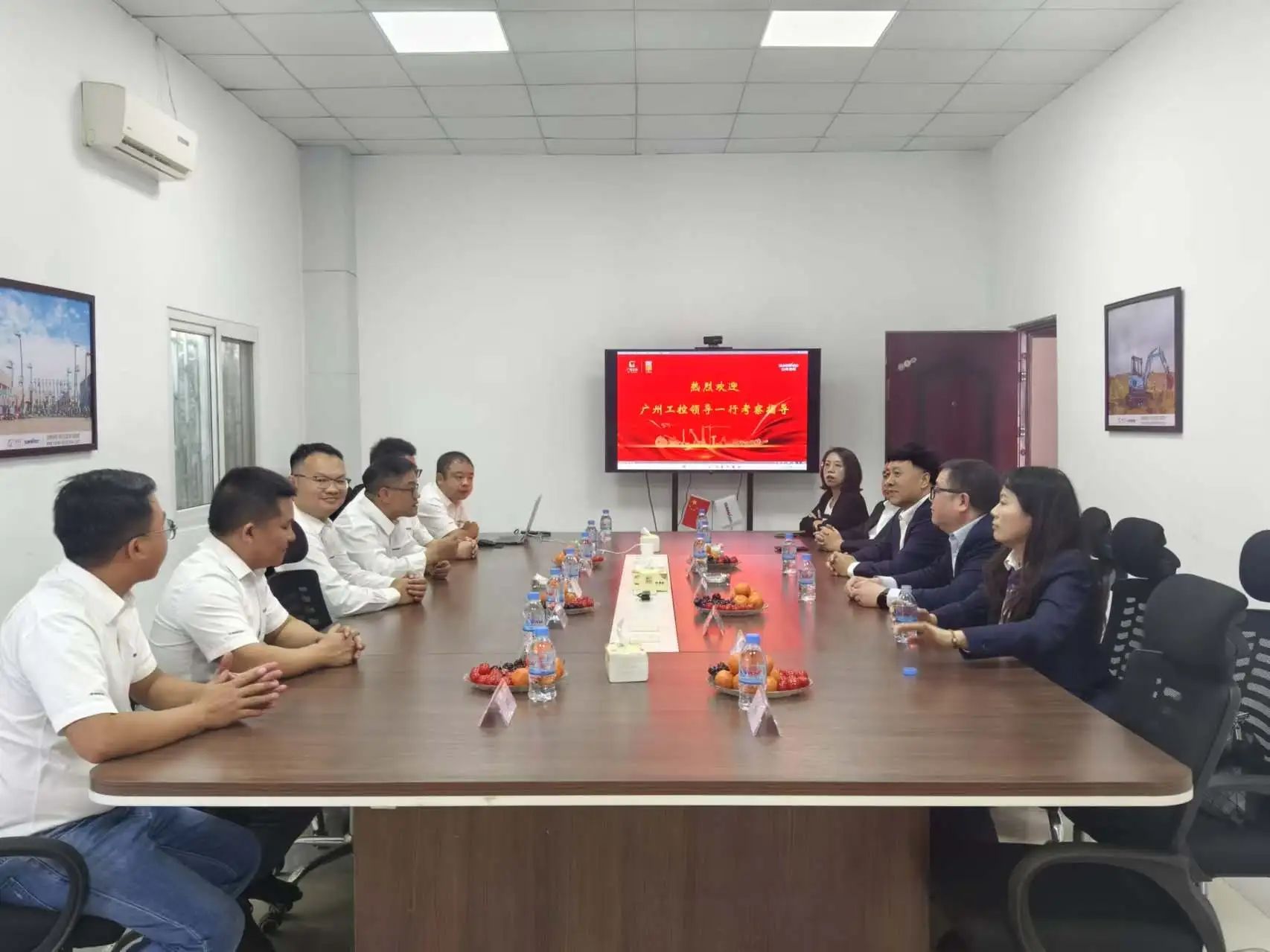 广州工控集团党委书记、董事长景广军率队考察FH至尊智能柬埔寨子公司